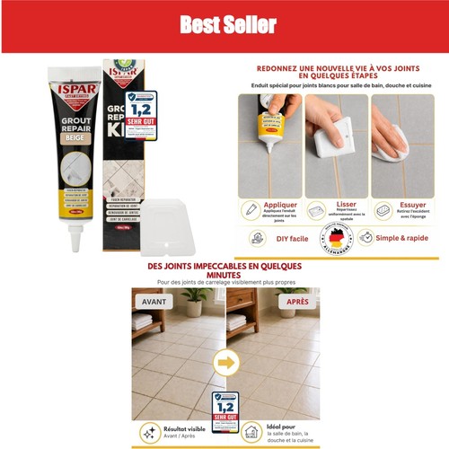 Joint carrelage beige - , ispar