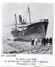 1934 -- POINTE DE LA COUBRE LE BOAT L AQUITAINE FAILS 3L528