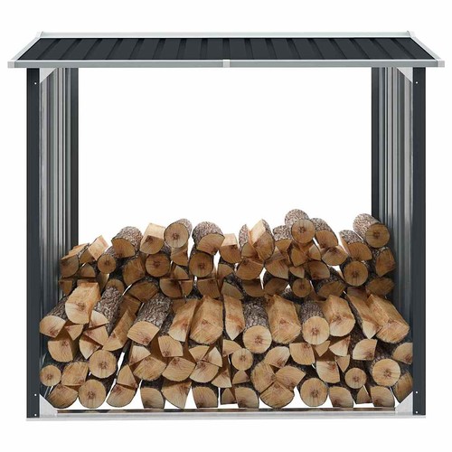 Abri stockage bois acier - de,