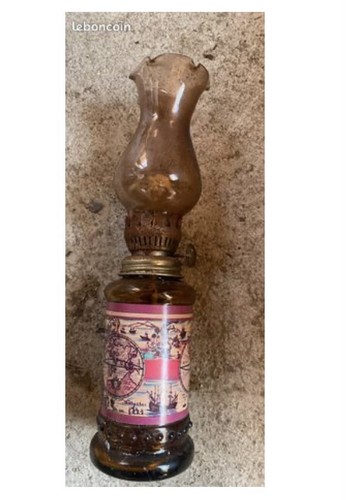 Lampe pétrole ancienne en - pétrole,
