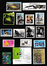 lot timbres oblitérés année