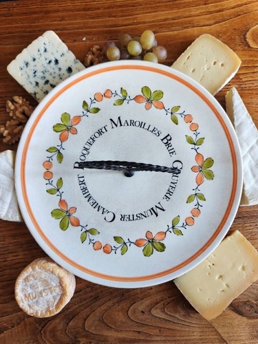 Assiette fromages vintage - assiette,