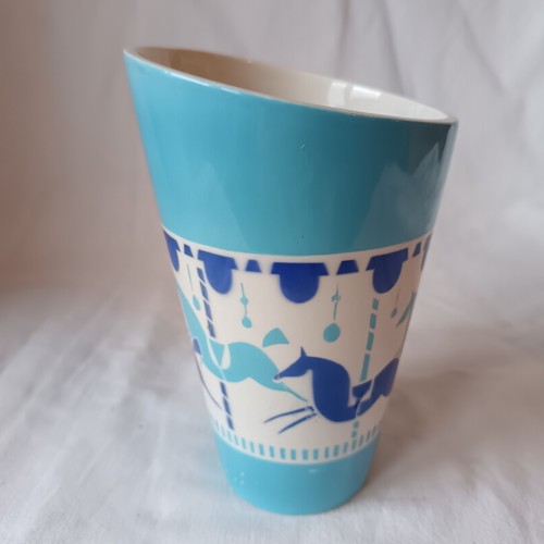 Vase sixties ceramique signe - sixties,
