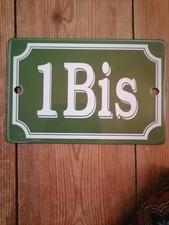 ancienne plaque émaillée  de