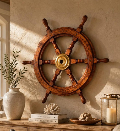 Roue navire bois 18 - en,