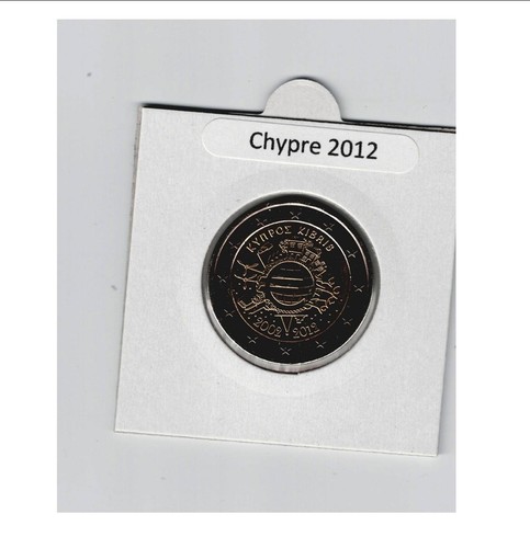Pièce euros chypre 2012 - 2,
