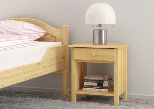 Table chevet pin - table, massif