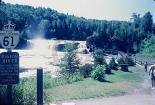 Middle Falls of Pigeon River King's Highway Canada 1960's "828" Slide (not 35mm)