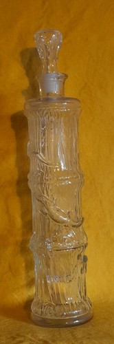 Ancienne bouteille verre - , à