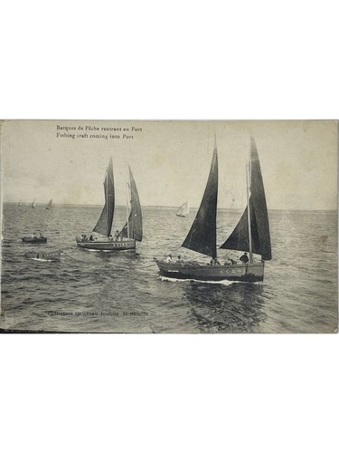 Carte postale barques de - carte,