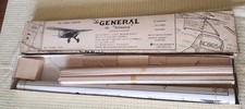 VINTAGE THE GENERAL ARISTOCRA FLY LINE MODELS BALSA WOOD RC PLANE UNASSEMBLED 