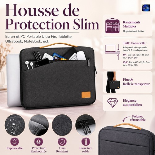 Housse protection ecran - de,