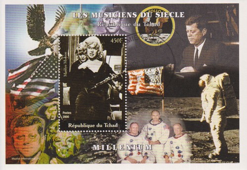 Timbres sur marylin monroe - timbres,