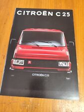 Citroen C25 Automobilia Auto Car Brochure Brochure 26
