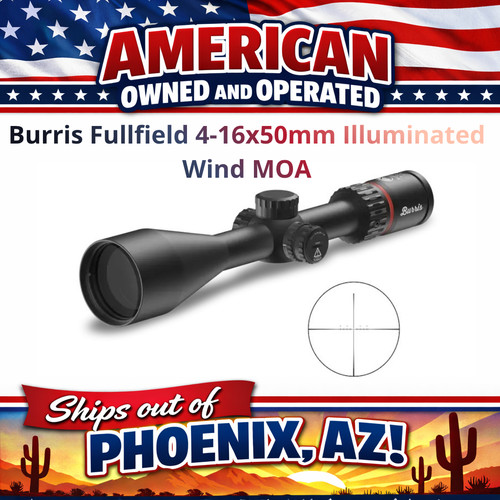 Burris fullfield 16x50mm - burris, 4-16x50mm