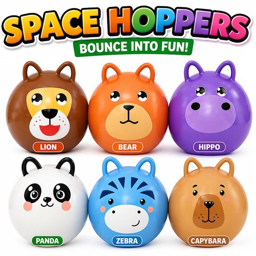 Space hopper fun - space, toboggan