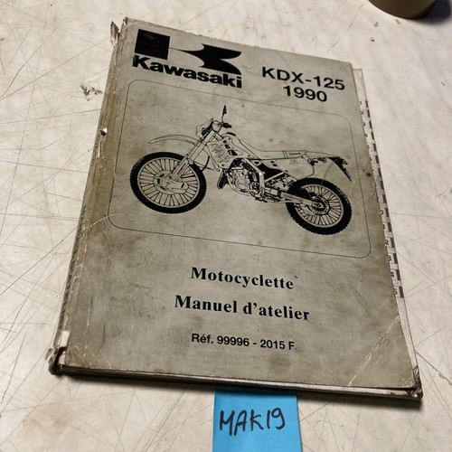 Kawasaki kdx125 1990 revue - kawasaki,