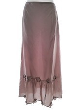 💚 VINTAGE Jupe longue pour Femmes Brun 40 Viscose 100% 💚