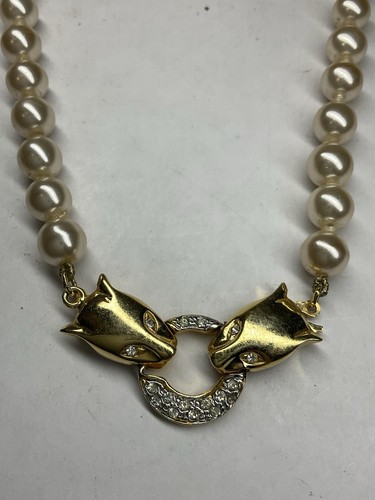 Collier plaqué fausses - collier, or
