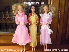 1980 ET 1984 LOT DE 3 BARBIE A