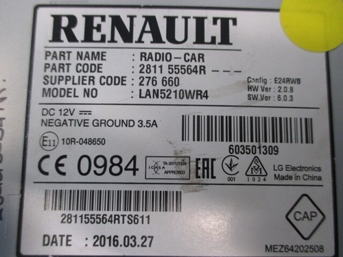 Autoradio recepteur renault - autoradio,