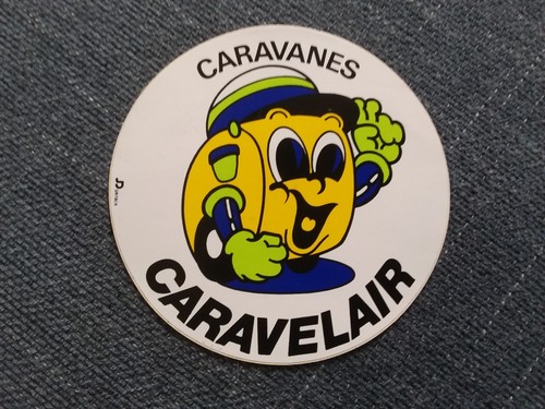 Autocollant ancien camping car