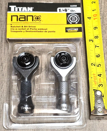 Titan hex bit 1 4 - hex, sq