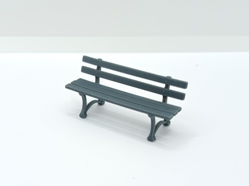 Diorama banc public long 42 - banc, long.