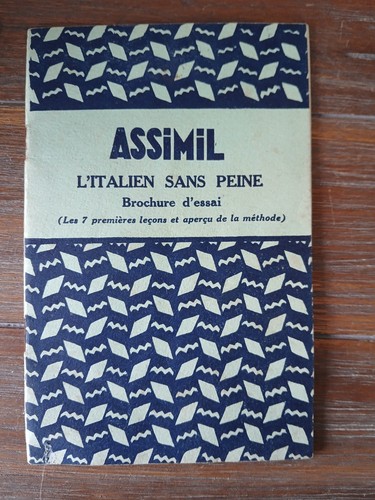 Livret méthode langue assimil - livret,