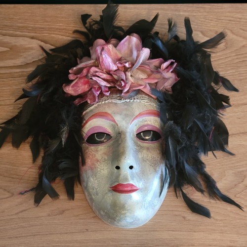 Ancien masque vénitien - , unique