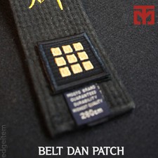 MOOTO Black Belt Dan Patch 1EA Taekwondo Uniform Dobok Judo Karate Hapkido Kendo