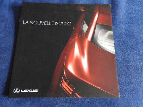 Catalogue lexus 250 2009 - c,