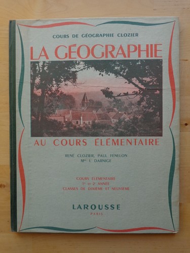 Manuel scolaire geographie - manuel, la