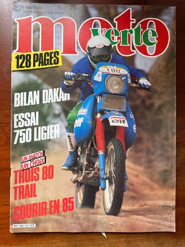Moto verte 131 3 1985 - moto, n°131