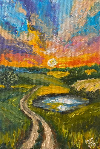 Tableau campagne provence - de,