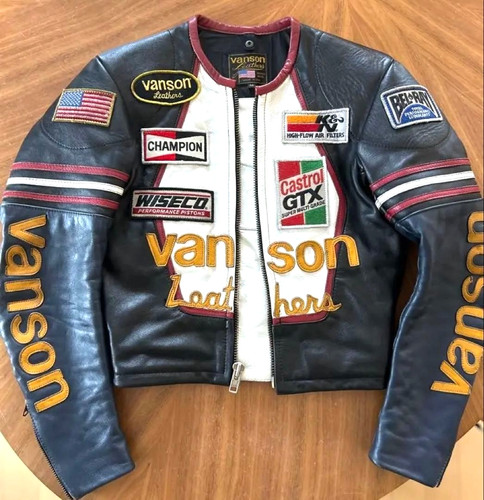 Veste coureurs cuir - veste,