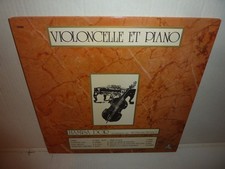 RARE HAMISA DOR & PARASCHIVESCU - Violoncelle Et Piano . LP . CELLO PIANO . NM