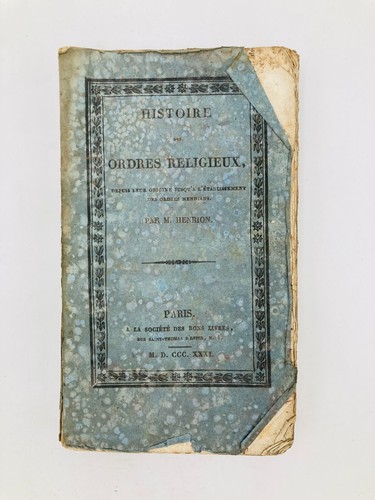 Henrion histoires des ordres - henrion,