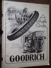 GOODRICH tire + burberrys + gas boiler PHI advertising paper CHRISTMAS ILLUSTRATION 1923
