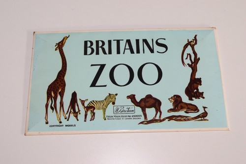 Vintage britains zoo - v,