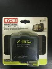 Ryobi ES1000 Phone Works Laser Distance Measurer 90ft for Smartphones NEW