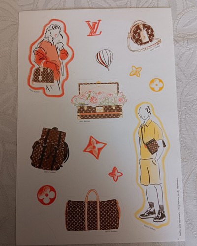 Louis vuitton stickers agenda - louis,