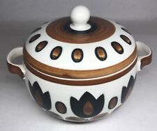 Rare Marmite / Soupière Vintage Signée BOCH MODÈLE KIMONO H 18 L 26 l 20 Cm