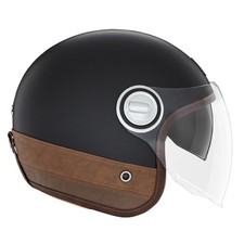 NOX Casque Jet HERITAGE CUIR