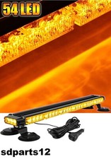 Barre Rampe LED Orange Stroboscopique Éclairage Sécurité Magnétique 12-24V 75cm