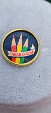 Vintage Caran D´ache brooch pin badge Pencil Pen Crayon logo 1930 by Stoba A409