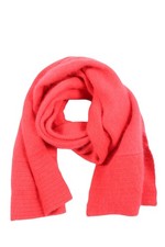 UN DEUX TROIS Écharpe en tricot Dames Écharpe rouge clair style décontracté