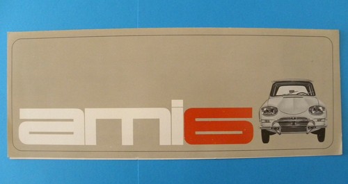 Brochure citroen ami 25 - brochure,