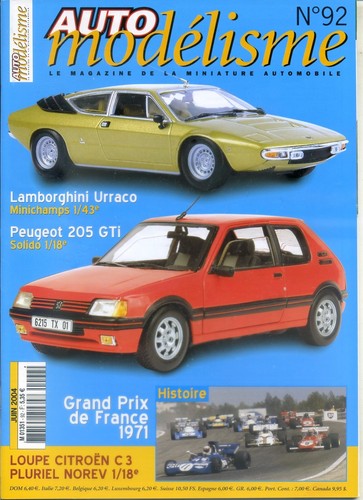 Auto modelisme 06 2004 - n°92, 06/2004