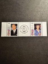 TIMBRE VANUATU REINE ELIZABETH